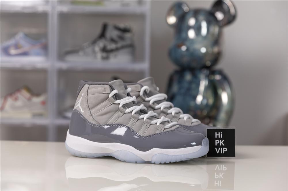 PK GOD Air Jordan 11 cool grey retail materials ready to ship